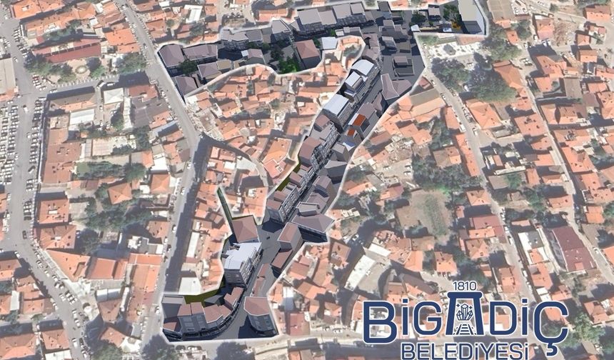 Caddeler Yenileniyor: Bigadiç’te “Sokak Sağlıklaştırma” Projesi Başladı