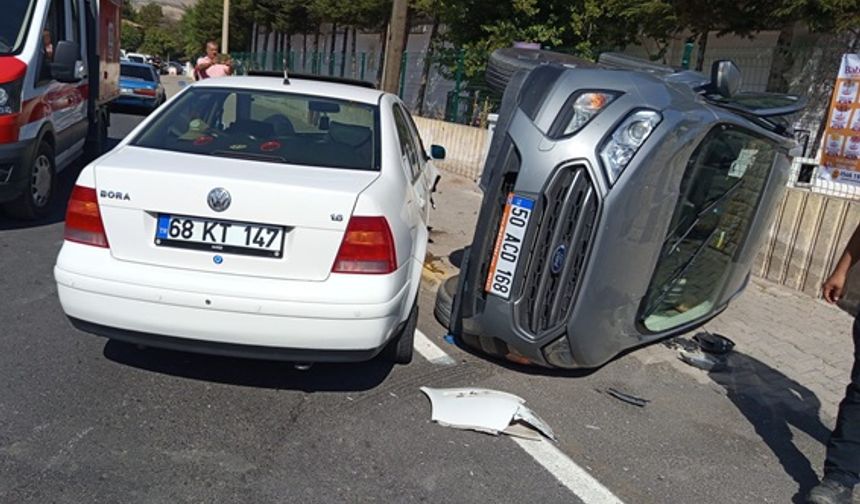 Nevşehir Avanos'ta Korkutan Kaza! Dikkatsizlik Canına Sebep Oluyordu!