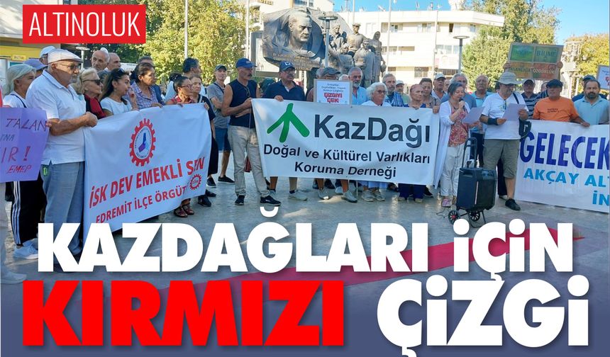 “Toprağımız kırmızı çizgimizdir!”