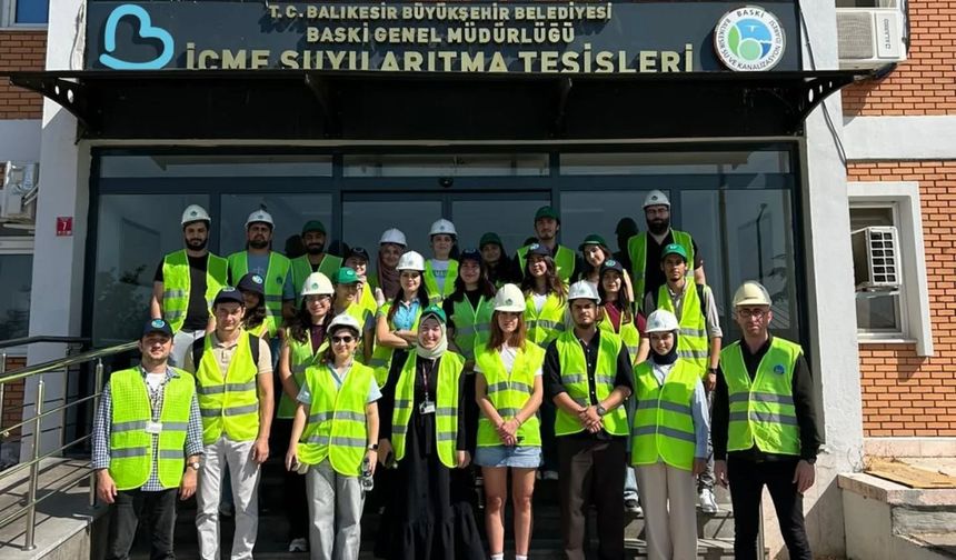Balıkesir Üniversitesi Tıp Fakültesi Öğrencileri İçme Suyu Arıtma Tesisinde