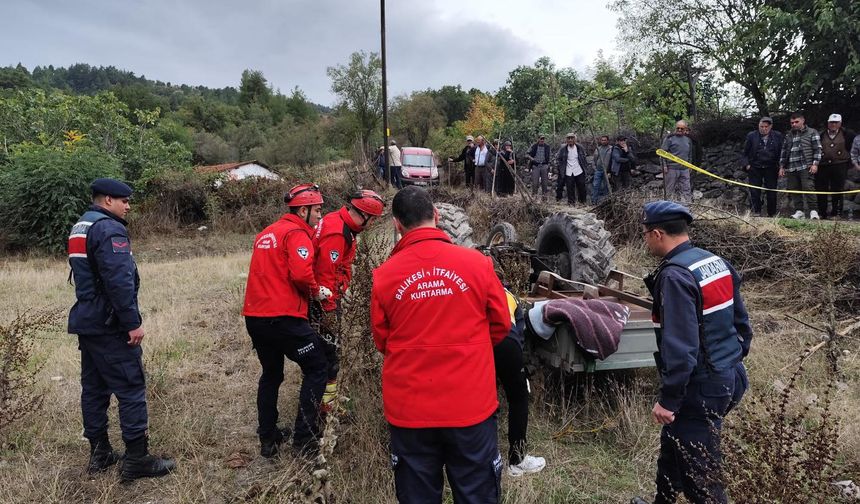 Dursunbey’de Traktör Kazası: Sürücü Olay Yerinde Hayatını Kaybetti