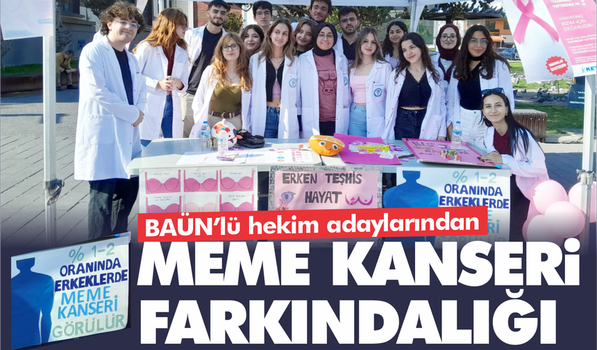 Genç Hekim Adaylarından Meme Kanseri Uyarısı