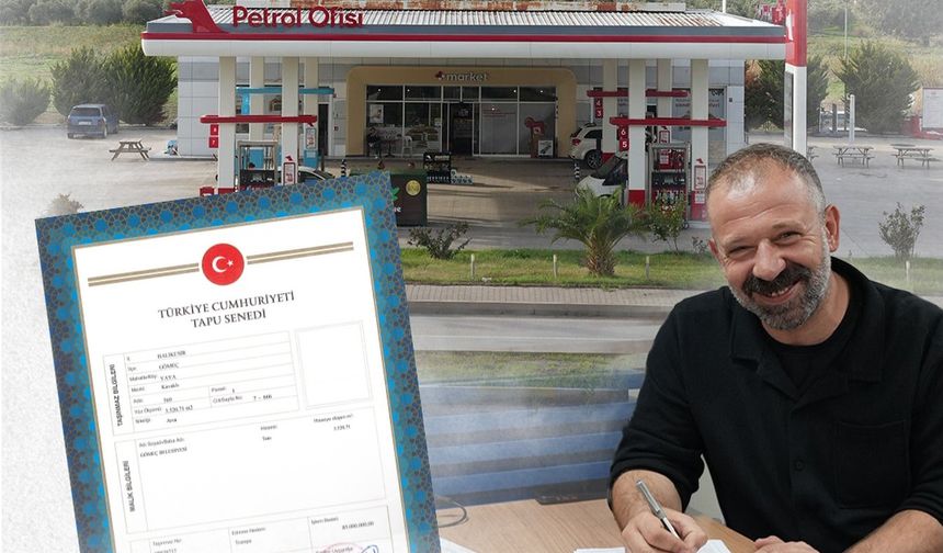 Gömeç Belediyesi’nden Büyük Kazanım: Akaryakıt İstasyonunun Tapusu Artık Halkın!