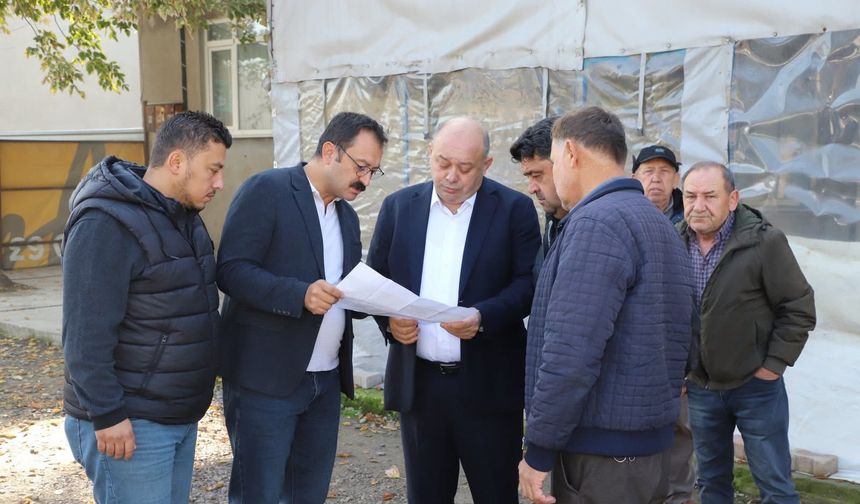 Erdek Belediyesi’nden Buğdaylı Mahallesi’ne Yol Çalışması İncelemesi