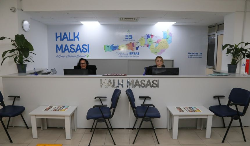 Edremit Belediyesi Halk Masasıyla İletişim Hizmetlerini Güçlendirdi