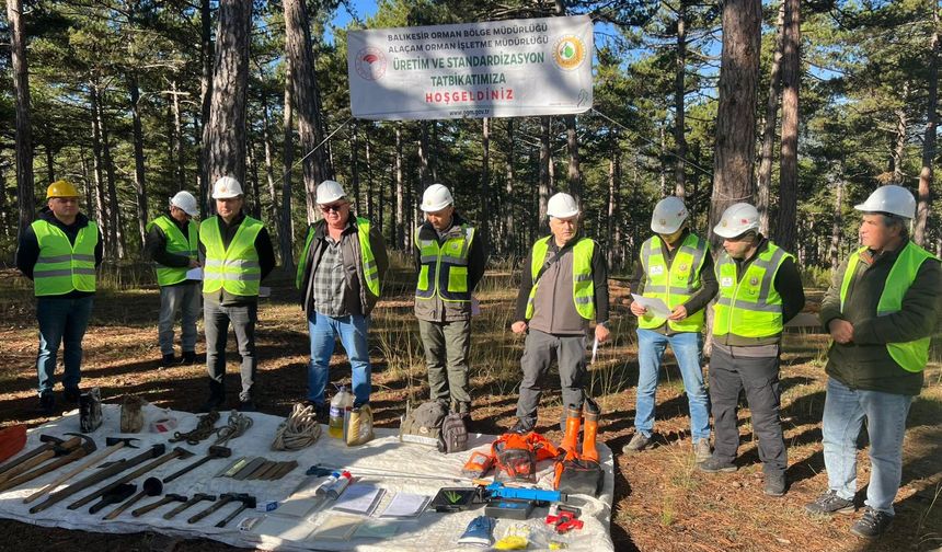 Balıkesir’de Ormancılık Eğitimleri Aralıksız Devam Ediyor