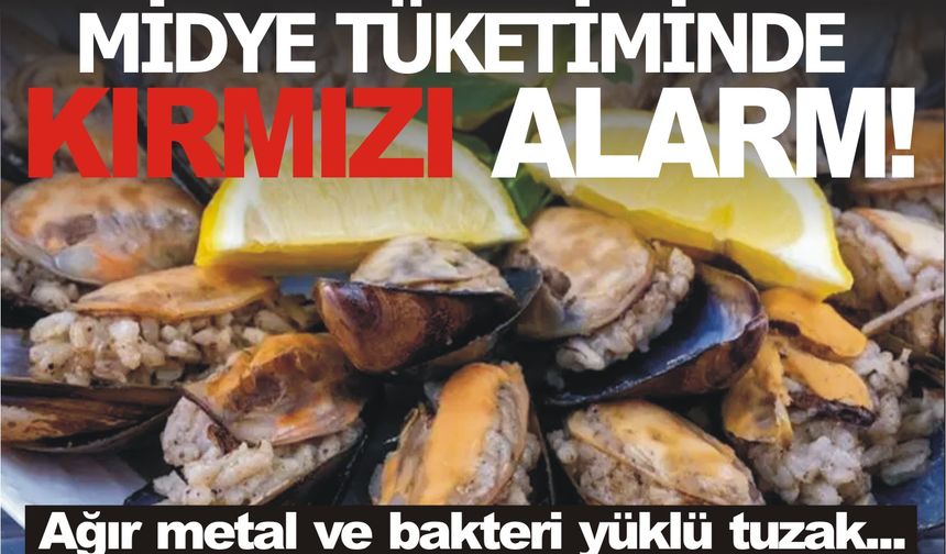 Midye tüketiminde kırmızı alarm!