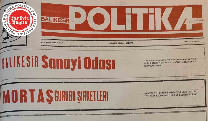 29 Aralık 1989 Cuma: Yılbaşı kutlamaları