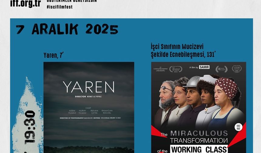 İşçi Filmleri Festivali’nin İkinci Gününde Emek Temalı Yapımlar Bandırmalılarla Buluşuyor