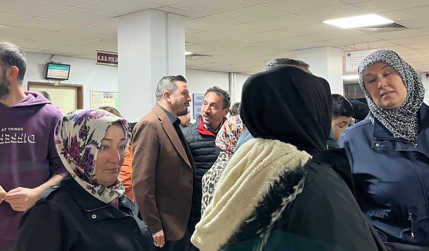 AK Parti İl Başkanı Mehmet Aydemir hastane teftişi yaptı