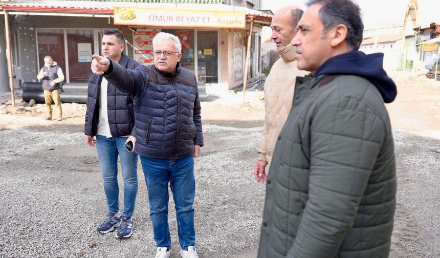 Burhaniye’de Belediye Çalışmaları Yerinde İncelendi