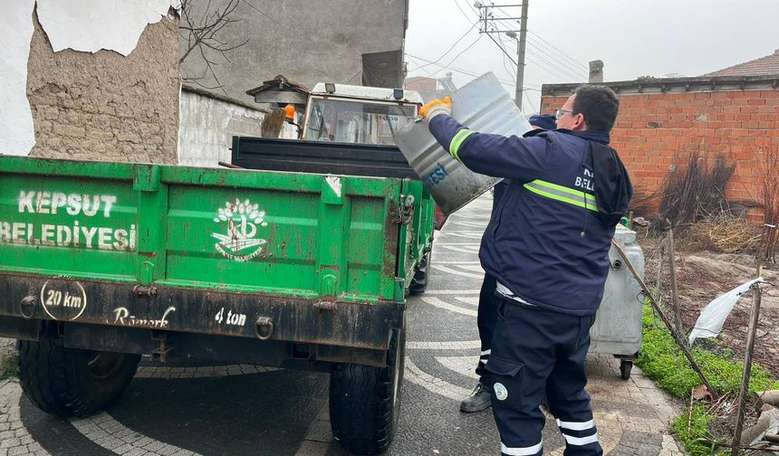 Kepsut’ta Belediyeden Çok Yönlü Hizmet Seferberliği