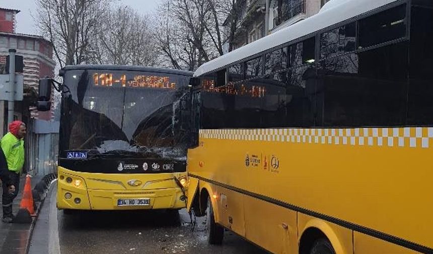 Beykoz’da İki İETT Otobüsü Çarpıştı: 7 Kişi Yaralandı