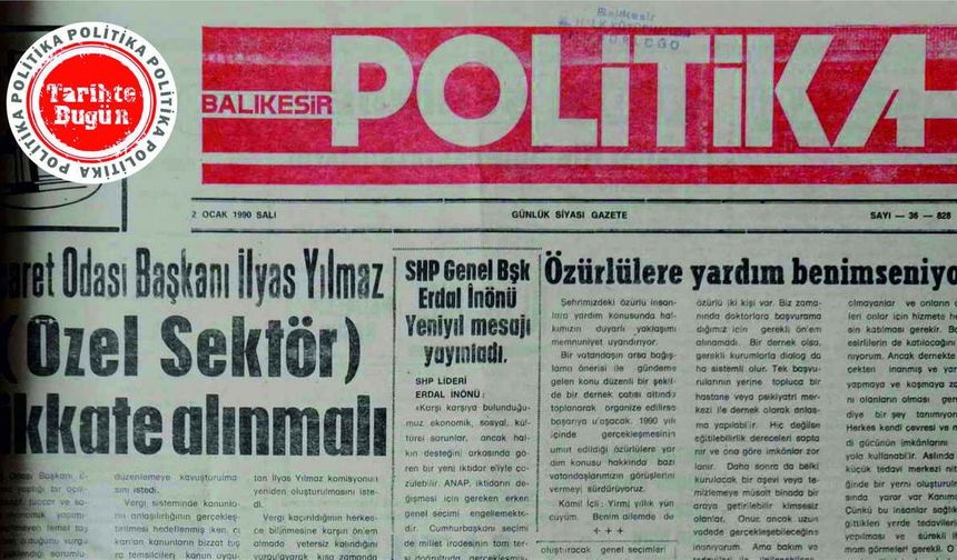 2 Ocak 1990 Salı: Özel sektör dikkate alınmalı