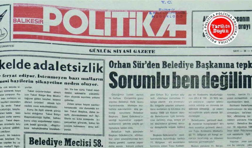 3 Mart 1990 Cumartesi: Tekel’de adaletsizlik