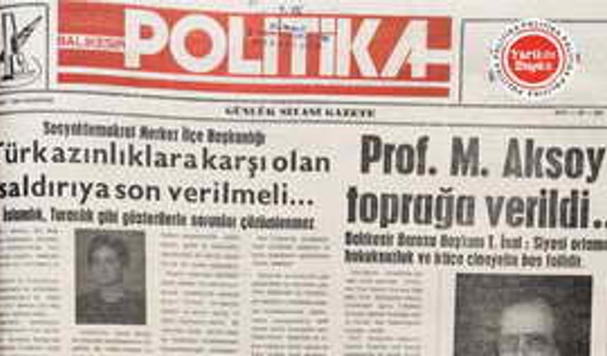 5 Şubat 1990 Pazartesi: Türk azınlıklara saldırıya son verilmeli