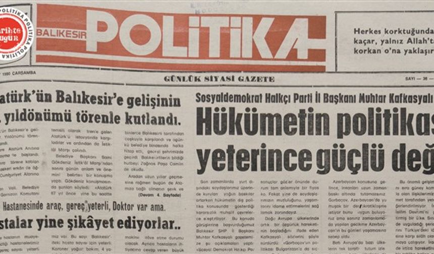 7 Şubat 1990 Çarşamba: Hükümetin politikası yeterince güçlü değil