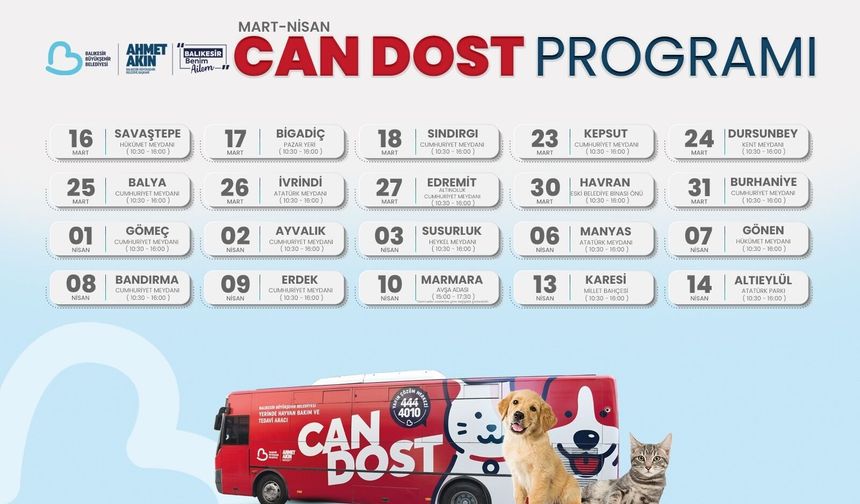 Sokaktaki Canlara Yerinde Tedavi: Can Dost İlçe İlçe Geziyor