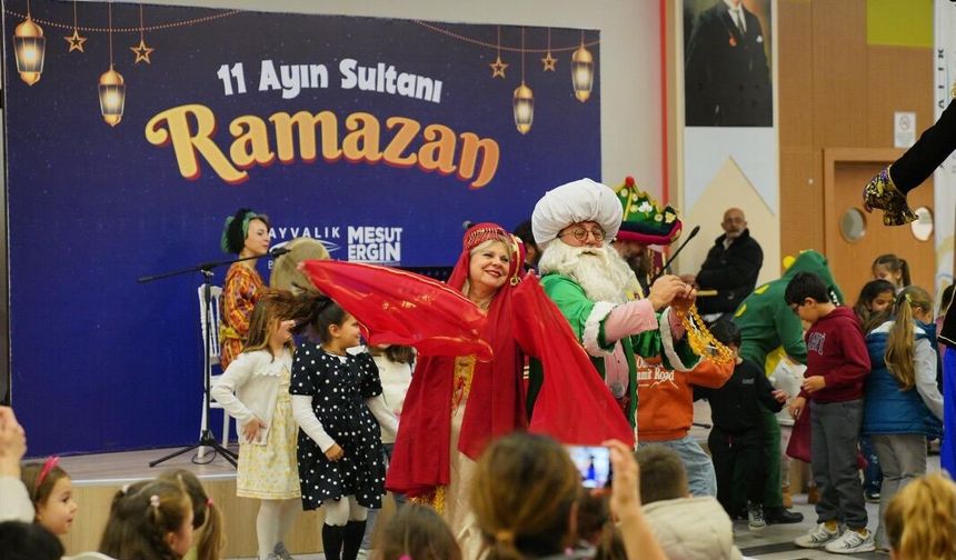 Ayvalık’ta Ramazan Şenliği: Küçükköy’de Çocuklar Kahkaha ve Gösterilerle Buluştu