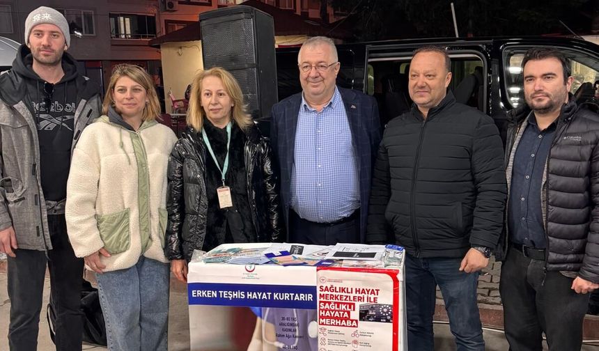 Edremit’te İftar Öncesi Sağlık Mesaisi: Pazar Yerinde Ücretsiz Tarama