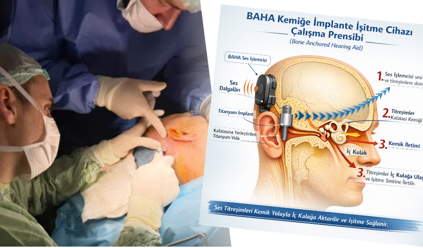 Balıkesir’de İlk Kez Uygulandı: Kemiğe İmplante İşitme Cihazı Umut Oldu