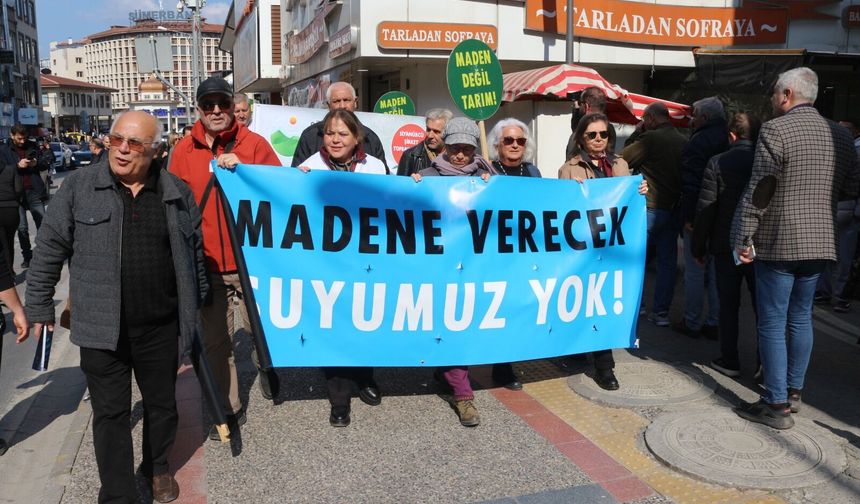 Balıkesir'de çevre örgütlerinin maden isyanı: Zarar halkın, kâr şirketlerin!