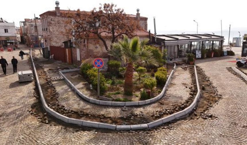 Cunda'ya yaz ayarı... Altyapı ve çevre düzenleme çalışmaları yoğunlaştı