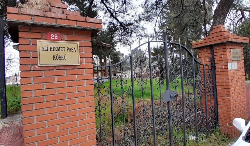 Tarihe vefa nerede? Ali Hikmet Paşa Köşkü bakımsızlığa mahkûm