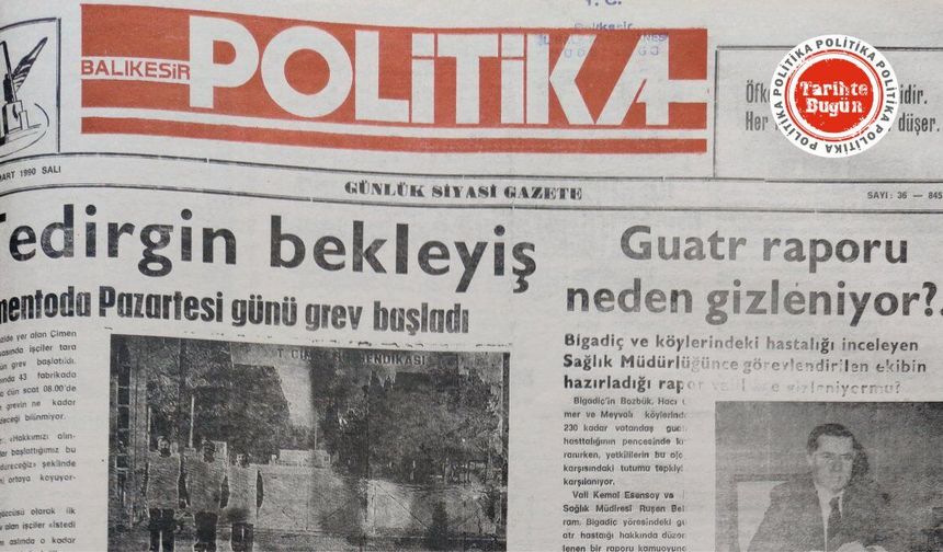 27 Mart 1990 Salı: Guatr raporu neden gizleniyor?
