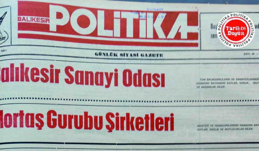 24 Nisan 1990 Salı: Bayram ilanları
