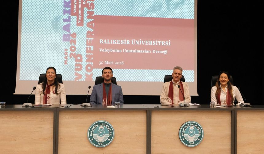 BAÜN’de Filenin Efsaneleri Buluştu: "Voleybolun Unutulmazları" Konferansına Yoğun İlgi!