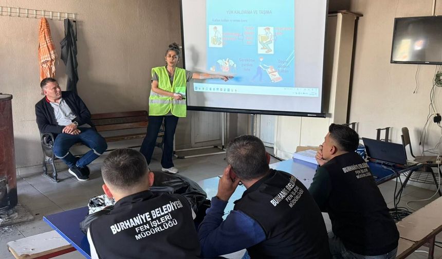 Burhaniye Belediyesi’nden Fen İşleri Personeline Hayati Eğitim: Güvenlik Her Şeyden Önce Gelir!
