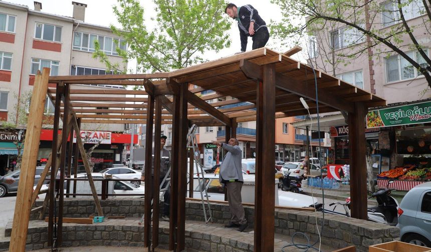 Gönen genelinde altyapı ve çevre düzenleme çalışmaları sürüyor