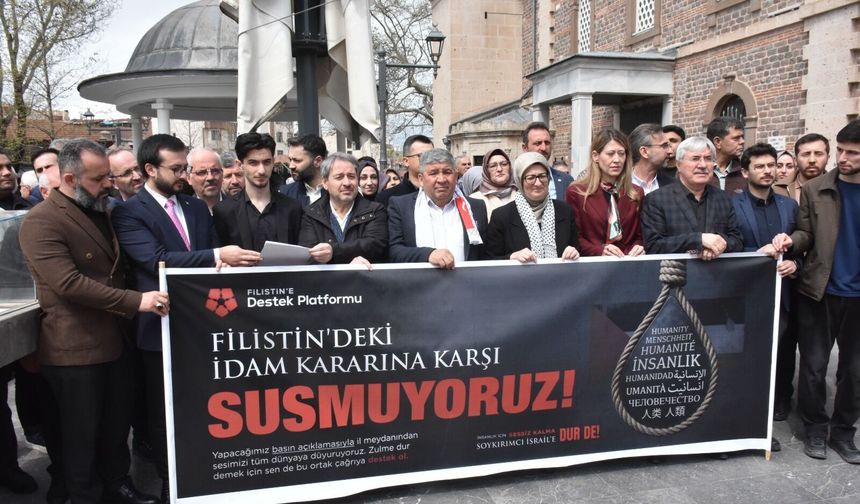 BALIKESİR AYAKTA! BELGİN UYGUR’DAN İSRAİL’İN ‘İDAM’ YASASINA SERT TEPKİ!