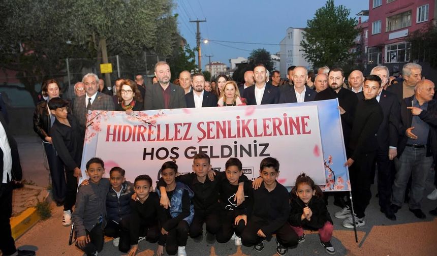 Balıkesir’de Hıdırellez Coşkusu: Baharın Müjdesi Dinkçiler’de Kutlandı