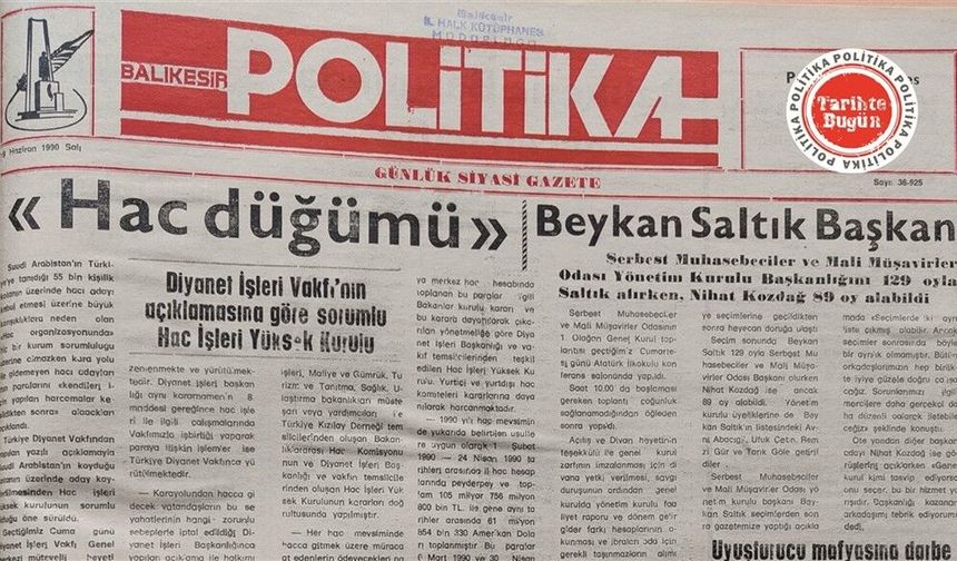 19 Haziran 1990 Salı: Hac düğümü