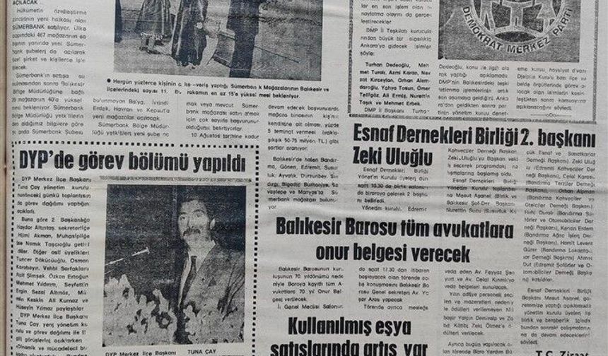 20 Haziran 1990 Çarşamba: Sümerbank satılıyor