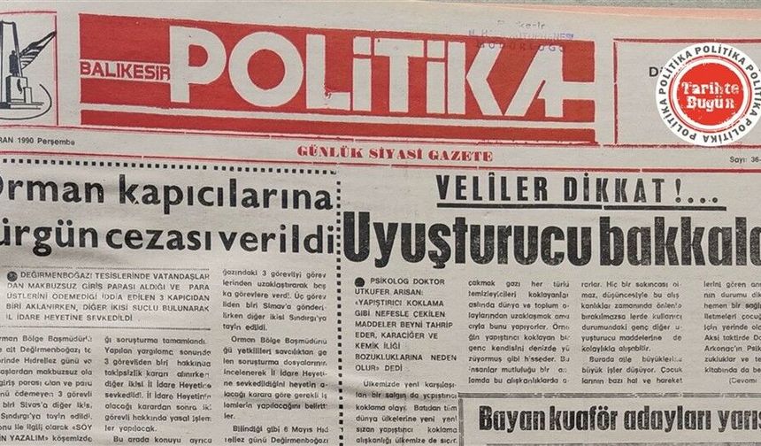 21 Haziran 1990 Perşembe: Uyuşturucu bakkalda