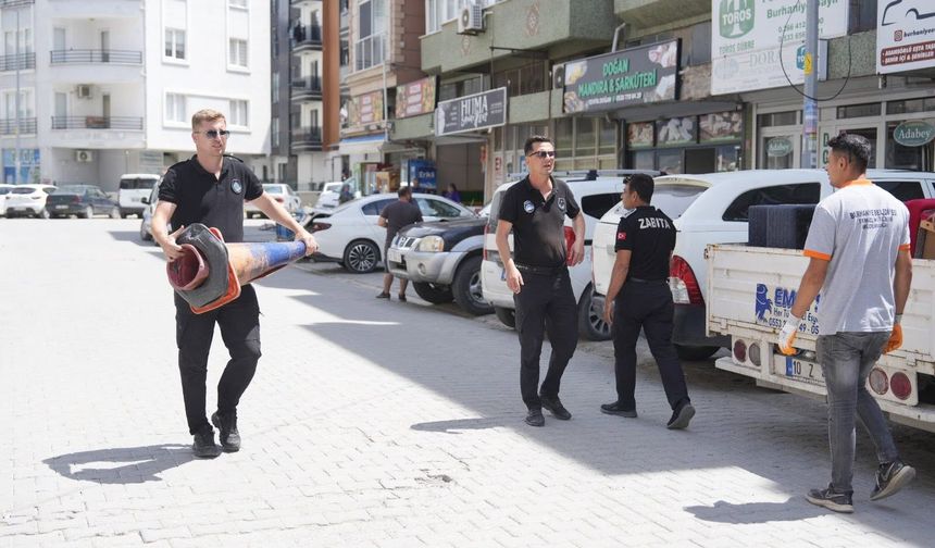 Burhaniye’de Kaldırım ve Yol İşgallerine Yönelik Denetimler Sıkılaştırıldı