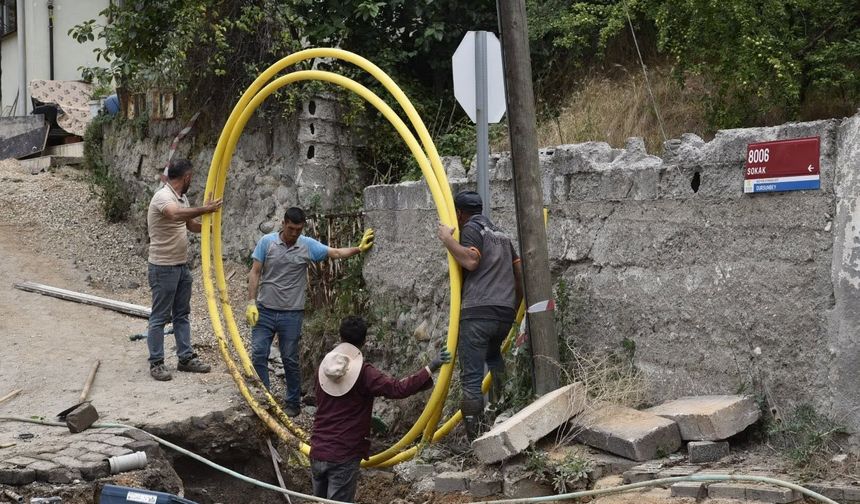 Dursunbey’de Doğalgaz Altyapı Çalışmaları Bozyokuş Mahallesi'ne Ulaştı