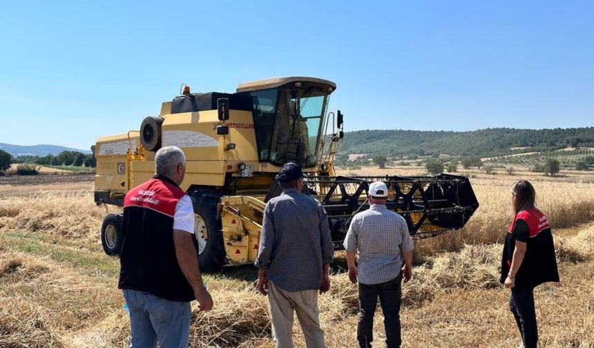 Balıkesir'de Hasat Sezonu Başladı: Biçerdöver Denetimleri Sıkılaştırıldı!