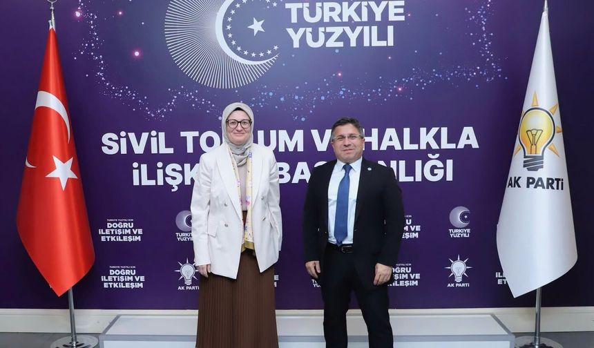 Balıkesir Üniversitesi Rektörü Yücel Oğurlu'dan AK Parti Genel Merkezi'ne Ziyaret