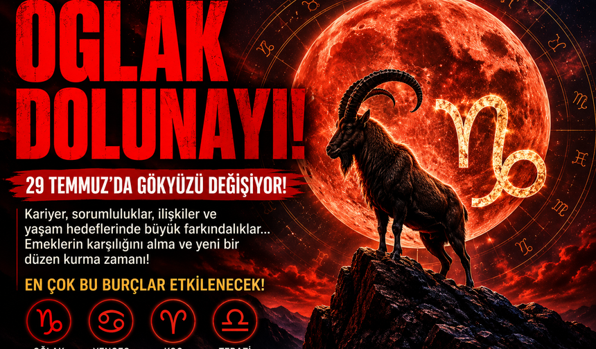 29 Temmuz Oğlak Dolunayı: Disiplin, Hesaplaşma ve Yeni Bir Dönemin Kapısı
