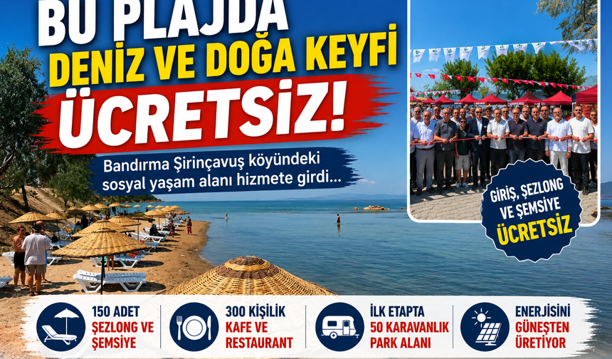 BANDIRMA’NIN YENİ KAÇIŞ NOKTASI: ŞİRİNÇAVUŞ