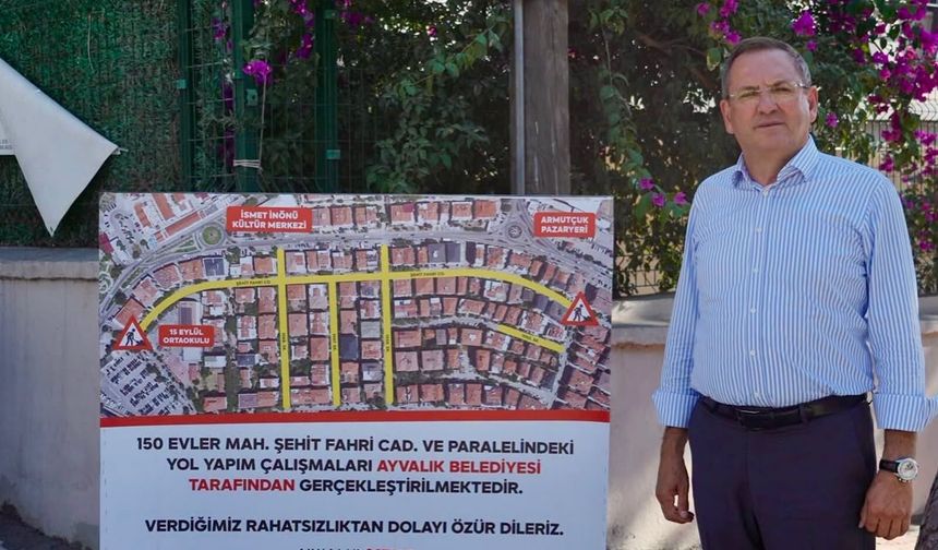 Ayvalık’ta Yollar Yenileniyor: 150 Evler Mahallesi’nde Dev Dönüşüm Başladı!