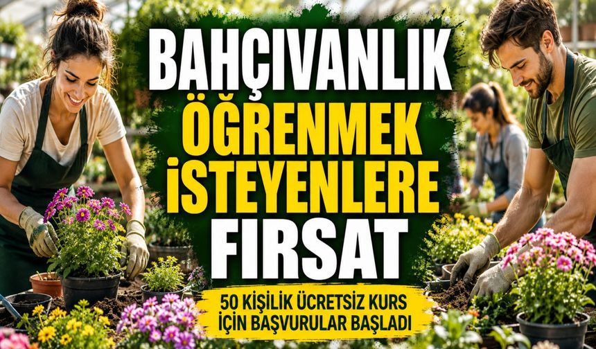 BAÇEM’de Uygulamalı Bahçıvanlık Kursu İçin Başvurular Başladı