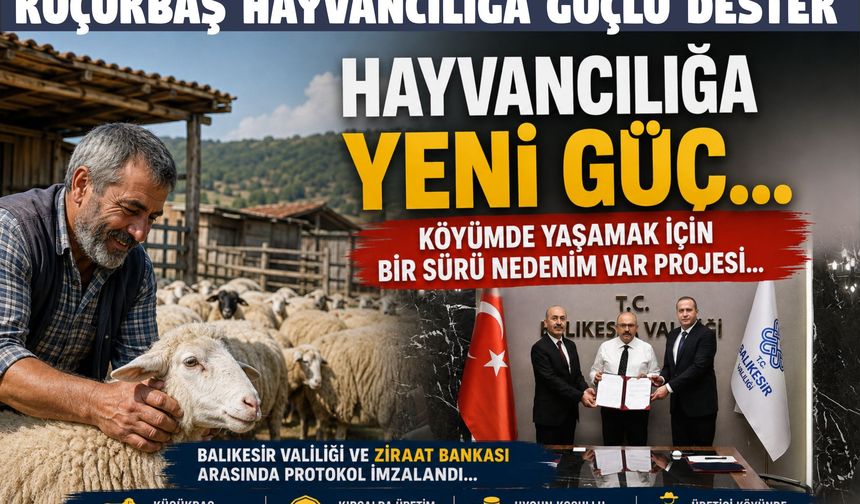 Balıkesir'de kırsal kalkınma için önemli iş birliği... Amaç üreticiyi köyünde güçlendirmek