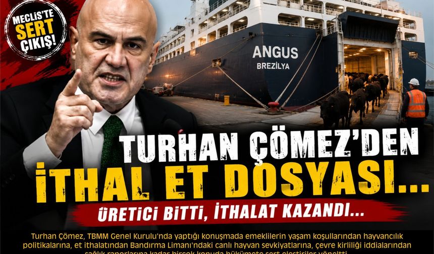 Turhan Çömez'den 'ithal et' dosyası! "Üretici bitti, ithalat kazandı!"
