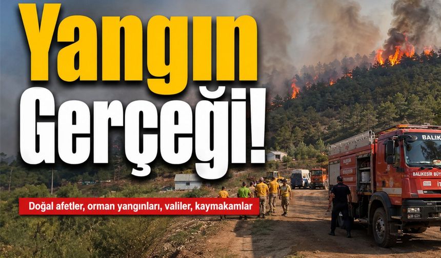 Doğal afetler, orman yangınları, valiler ve kaymakamlar...