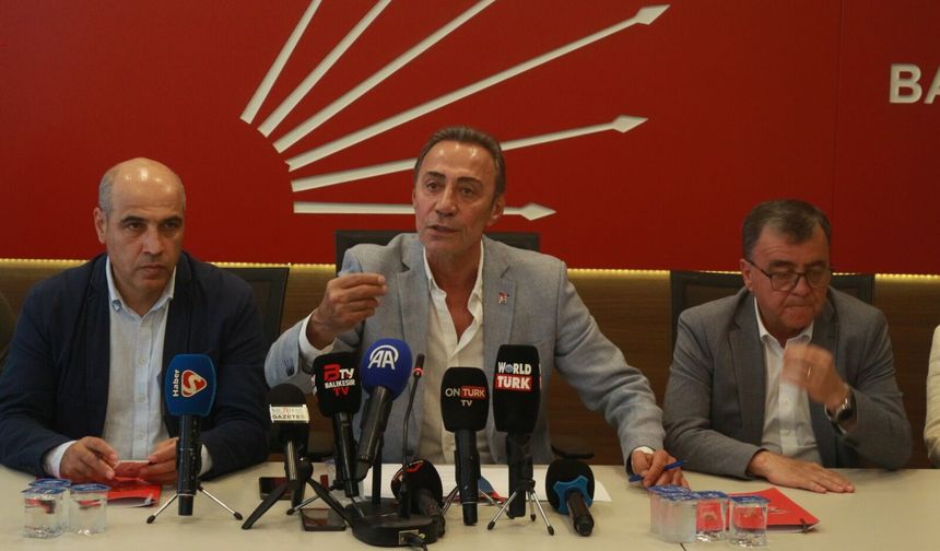 BERHAN ŞİMŞEK BALIKESİR’DE CHP’NİN YENİ DÖNEMİNİ ANLATTI: CHP'Yİ DE TÜRKİYE'Yİ DE ARINDIRACAĞIZ